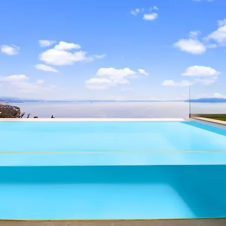 Subin With Panoramic Sea Views Villa Abbázia